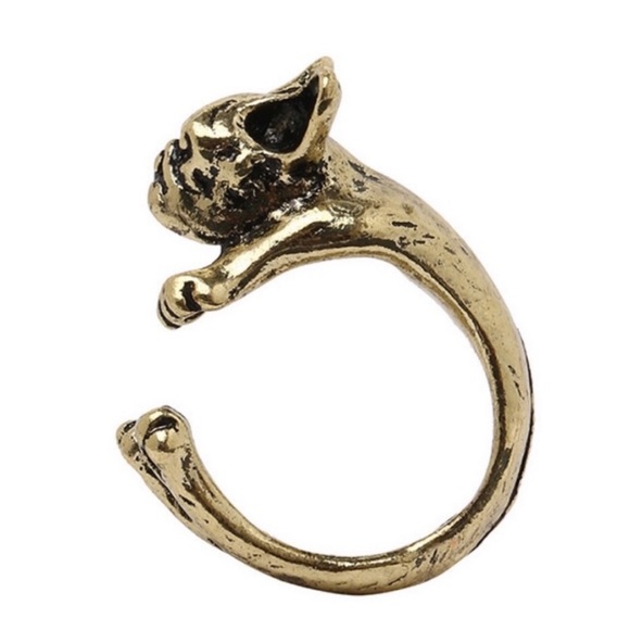 🎁 5/$35 Eligible || Frenchie Pup Ring - Picture 2 of 4